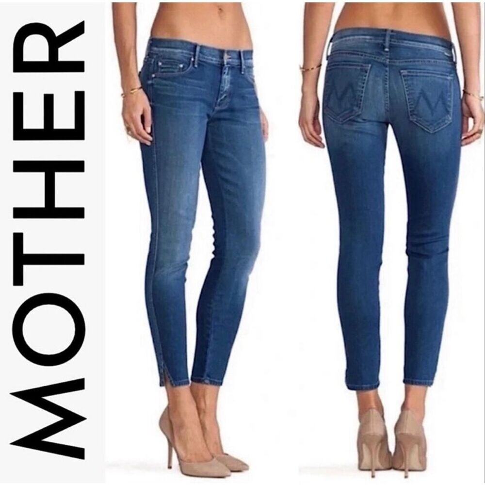 MOTHER on Revolve The Vamp Spiked Heels to Tractor Wheels Ankle Slit Jeans 29